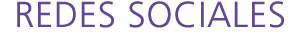REDES SOCIALES
