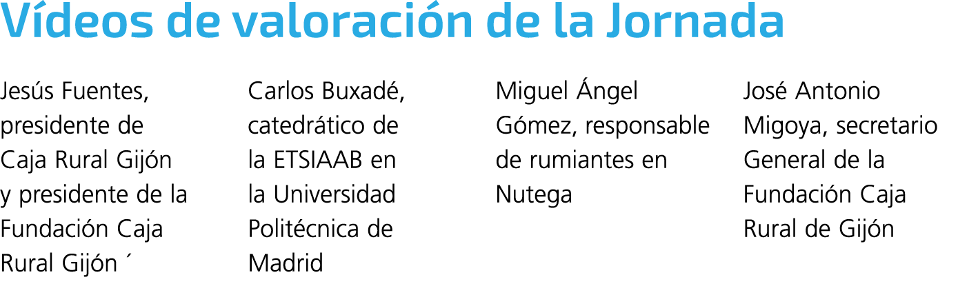 Vídeos de valoración de la Jornada Jesús Fuentes, presidente de Caja Rural Gijón y presidente de la Fundación Caja Ru   