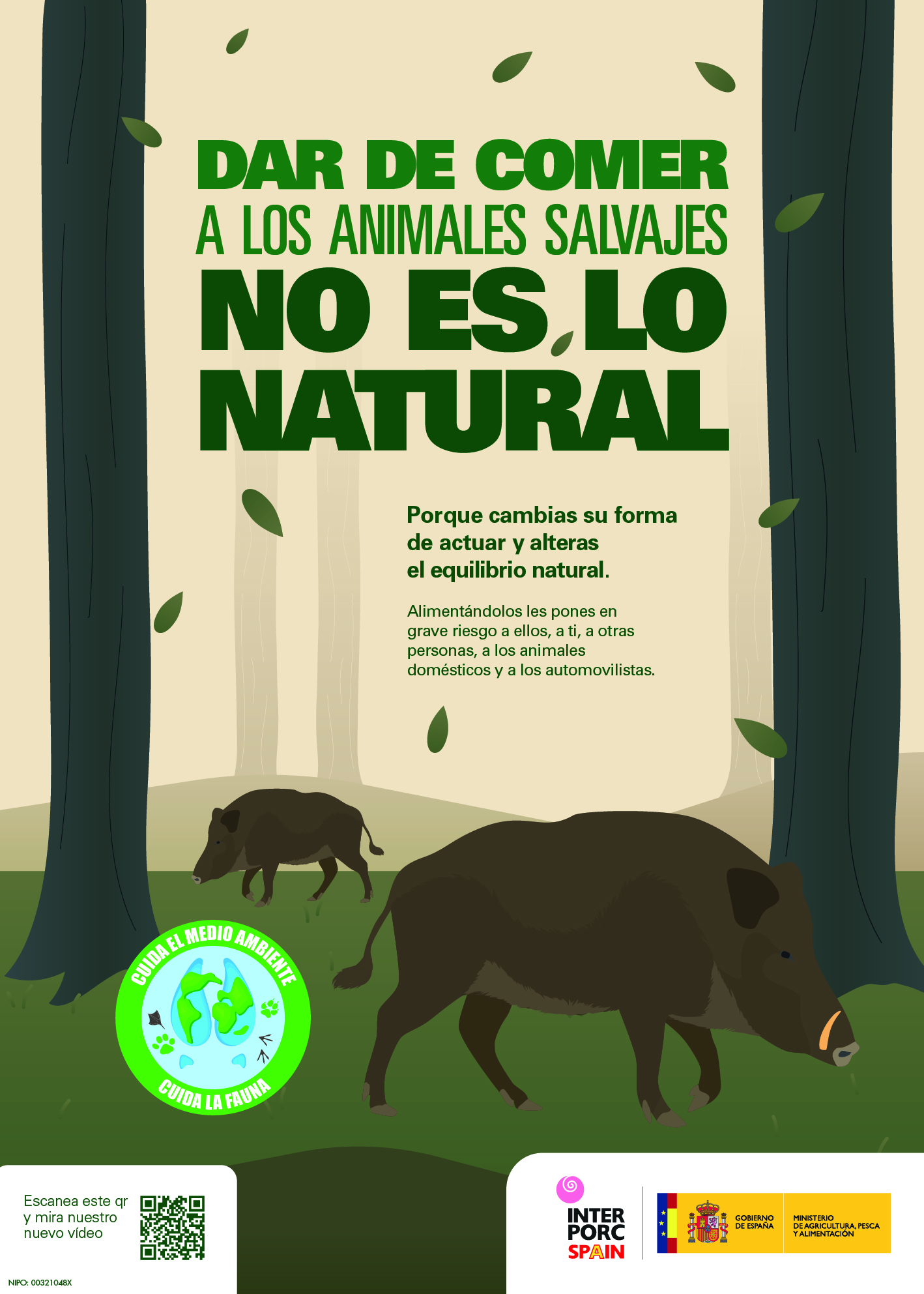 Interpoc Dar de comer a los animales silvestres no es lo natural