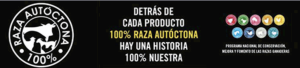 AXON COMUNICACION, FORO AGRO GANADERO, El logotipo 100 % Raza Autóctona pone en valor el origen y la calidad de 62 razas ganaderas españolas