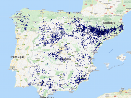 Foro Agroganadero, Mapa de las más de 7.000 macrogranjas en España