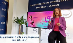 El sector porcino presente en el Espacio Digital de la CEOE Aragón