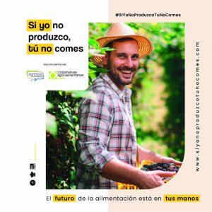 Cooperativas Agro-alimentarias Castilla-La Mancha se suma a la campaña 'Si yo no produzco, tú no comes'