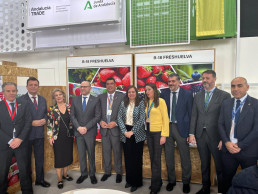 Diputación respalda al sector de los frutos rojos onubenses en su presencia en Fruit Logística 2024