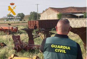 Dos investigados por robo de material agrícola y apropiación indebida en Castrejón de Trabancos (Valladolid)