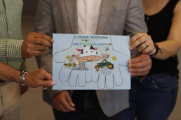 El cartel “El futuro está en nuestras manos”, ganador del concurso de dibujo ‘Somos ganaderos’ de la 57 edición de SEPOR