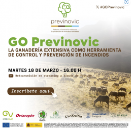 WEBINAR: LA GANADERÍA EXTENSIVA COMO HERRAMIENTA DE CONTROL Y PREVENCIÓN DE INCENDIOS  