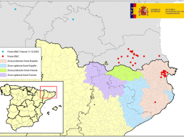 Actualización de la situación epidemiológica de la Dermatosis Nodular Contagiosa