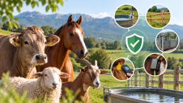 Subvenciones 2026 para mejorar la bioseguridad en granjas de rumiantes y caballos