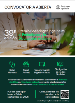 Últimos días para participar en la 39 ª edición del Premio Boehringer Ingelheim al Periodismo y Divulgación en Salud